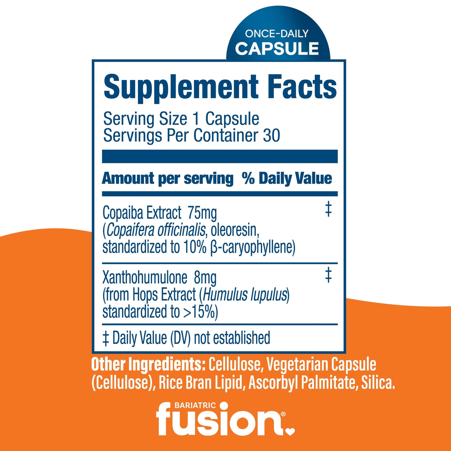 Bariatric Fusion GLP-1 Plus | Activate GLP-1 Receptors to Feel Full Faster | Gluten Free & Vegan | 30 Capsules