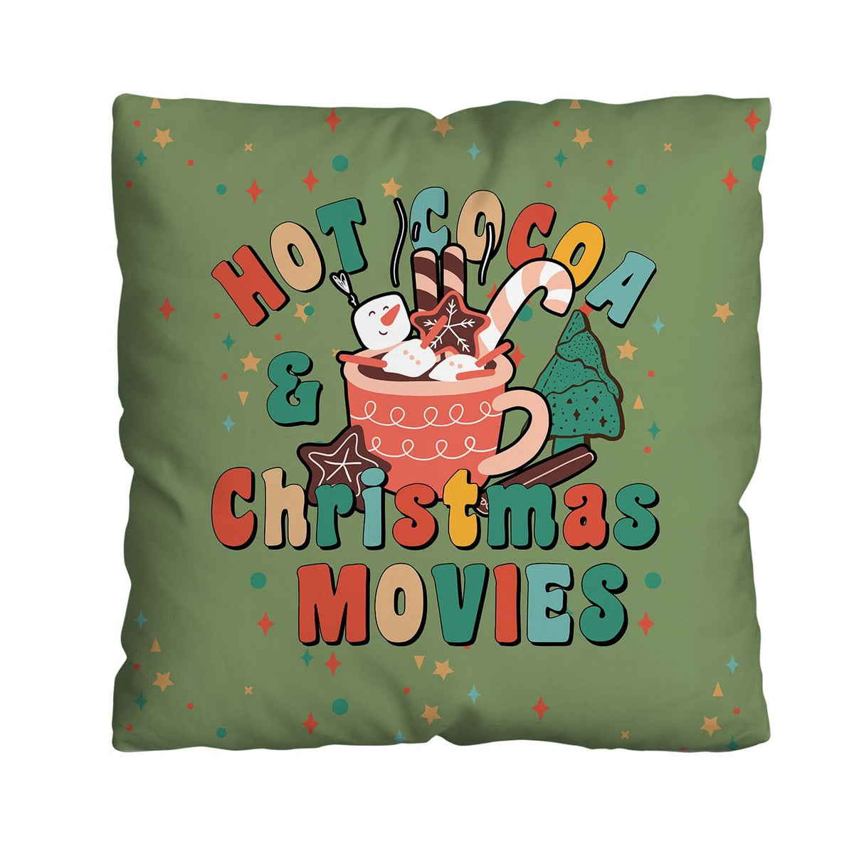 Hot Cocoa & Christmas Movies - Cushion - Two Sizes
