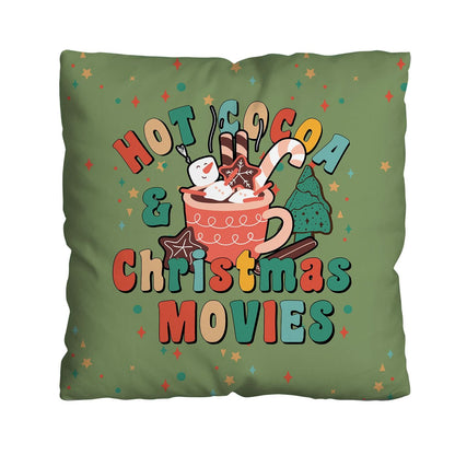 Hot Cocoa & Christmas Movies - Cushion - Two Sizes