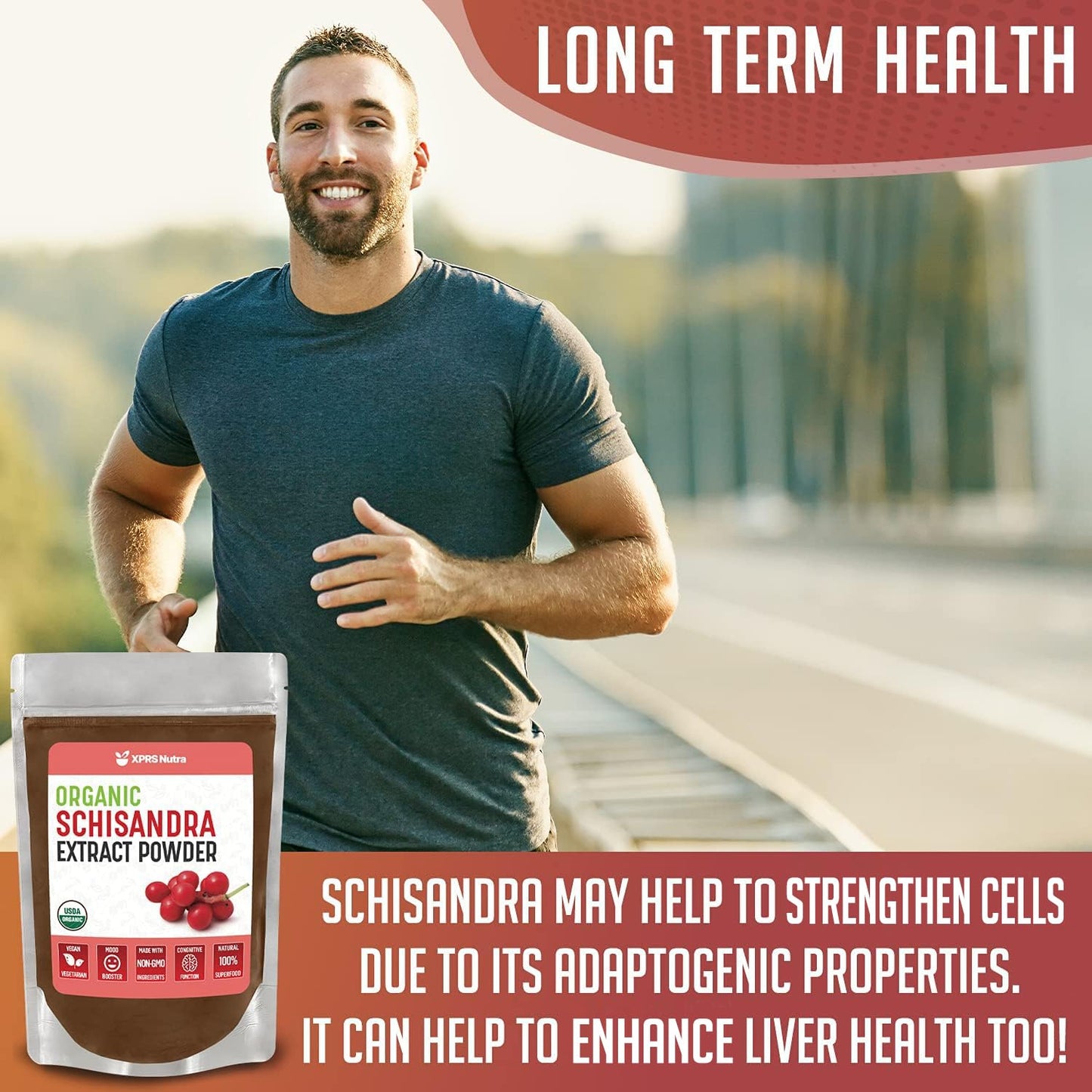 XPRS Nutra Organic Schisandra Berry Powder Extract | USDA Organic, Cognition & Immunity (16 oz)