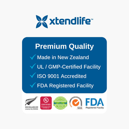 Xtendlife Xtend-Quinol: Natural CoQ10 Ubiquinol + GG for Cellular Energy and Heart Health (2 Month Supply)