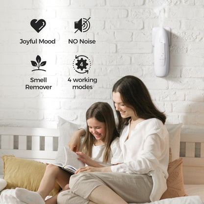 XunliAero Waterless Plug-in Diffuser 100ml | Nano Mist, App/Bluetooth Control, Large Room