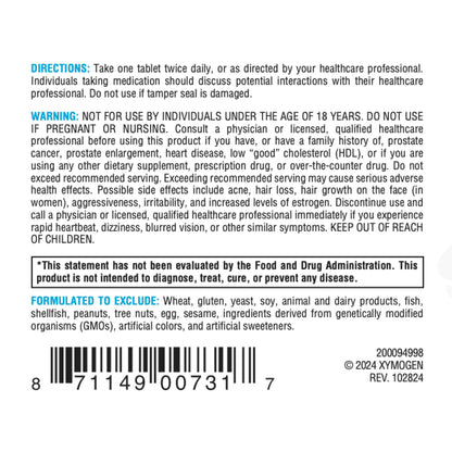 XYMOGEN DHEA 25 mg – Micronized DHEA Supplement for Women & Men | Adrenal Support