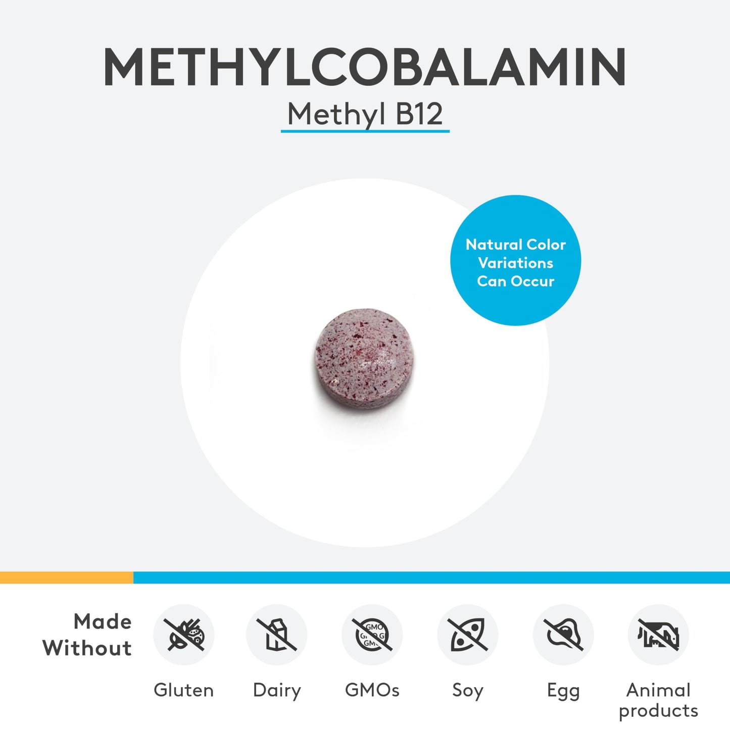 XYMOGEN Methylcobalamin 5,000 mcg – Vitamin B12 Supplement for Methylation, Neurological Health & Immunity (120 Tablets)