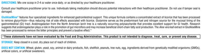 XYMOGEN GlutAloeMine Powder – 3000 mg L-Glutamine for GI Health with Aloe Vera, DGL Licorice & Arabinogalactan | 12.28 oz
