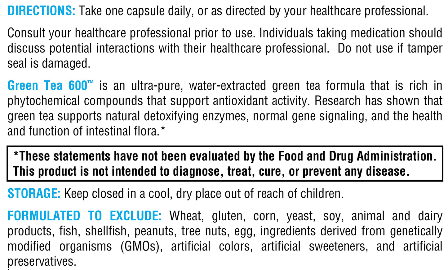 XYMOGEN Green Tea 600 - Ultra Pure Green Tea Extract Capsules - Immune Support, Heart & Brain Health | Gluten Free, Vegan, Non-GMO | 60 Capsules