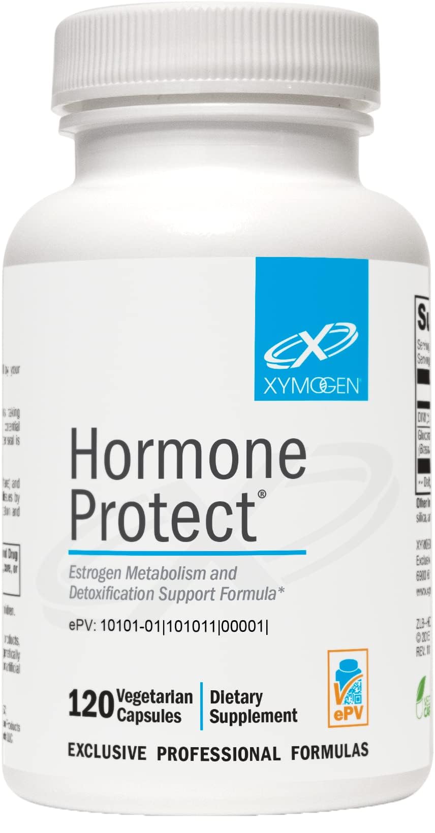 XYMOGEN Hormone Protect - Estrogen Metabolism & Detox Support (DIM + TrueBroc Glucoraphanin, 120 Capsules)