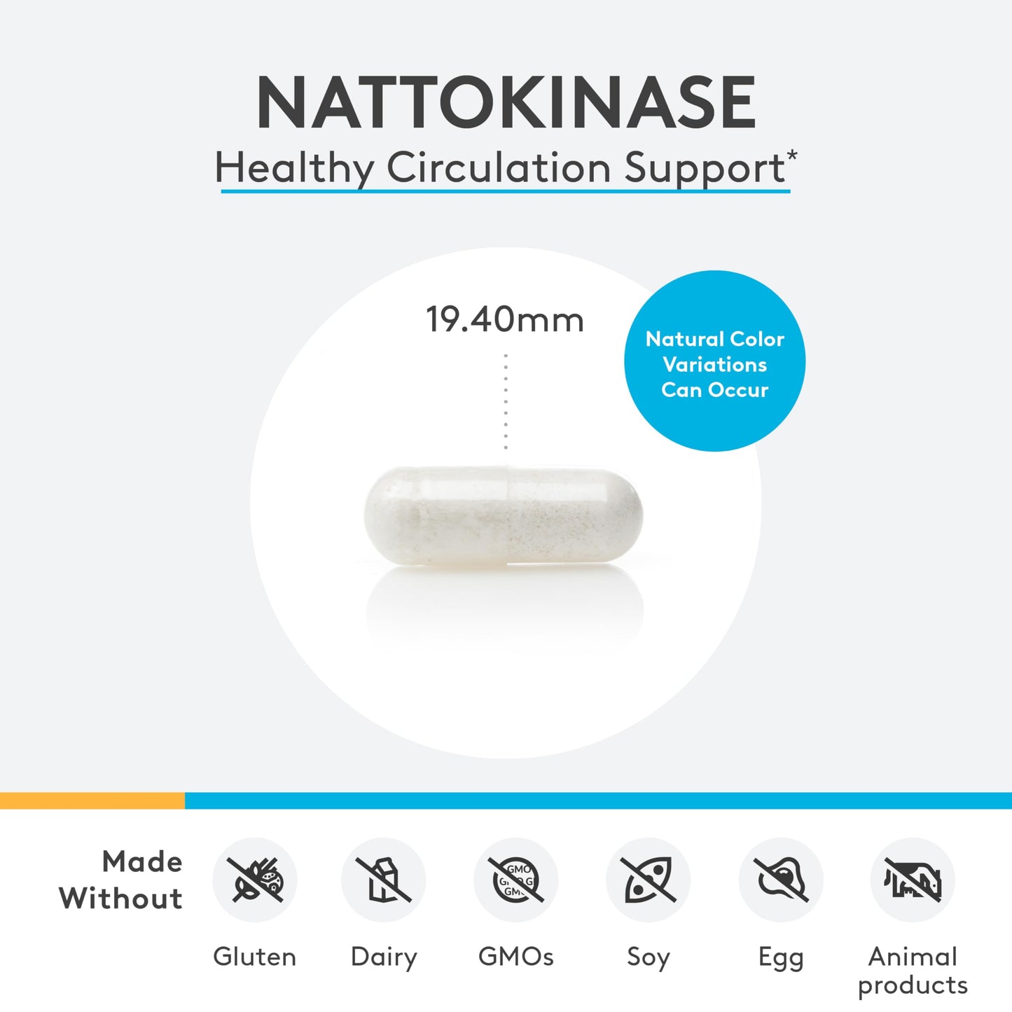 XYMOGEN Nattokinase 2000 FU – Heart Health & Circulation (60 Caps, Gluten Free, Vegan)