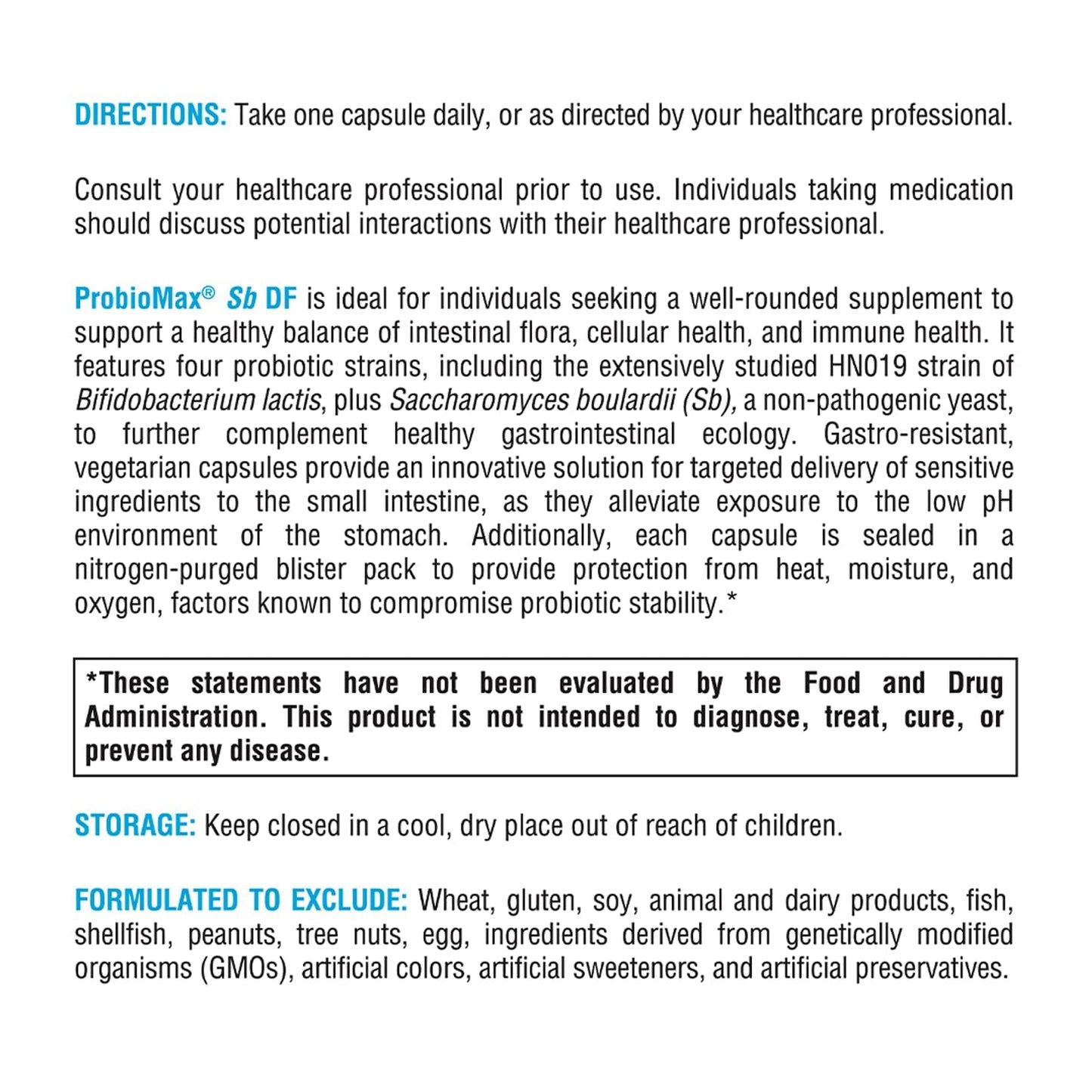 XYMOGEN ProbioMax Sb 35B – 35 Billion CFU Probiotic with HN019 & Saccharomyces boulardii | 30 Vegetarian Capsules