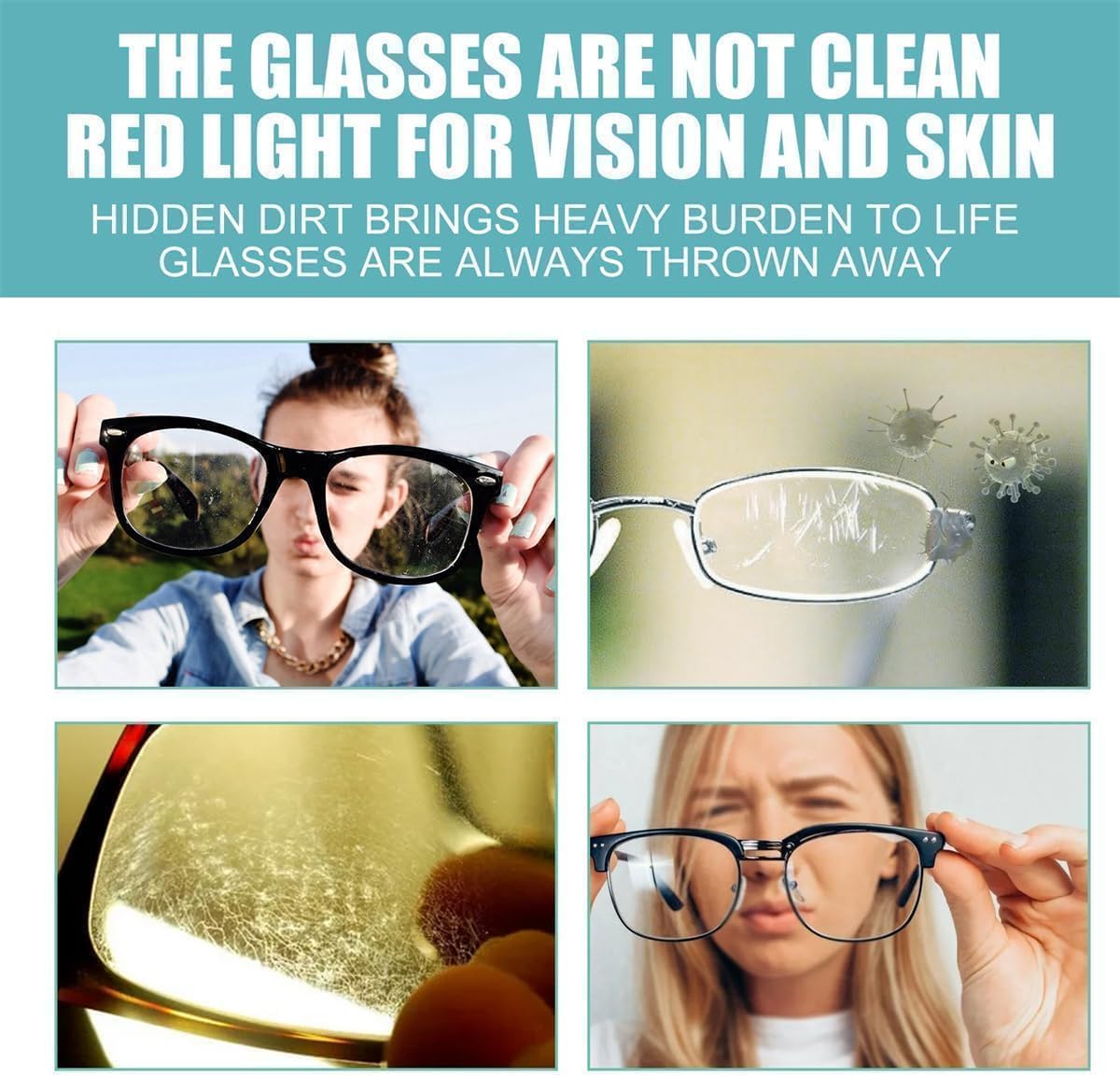 YAGUAN 2PCS Lens Scratch Remover for Eyeglasses 100ml | Eyeglass Cleaner & Travel Essential