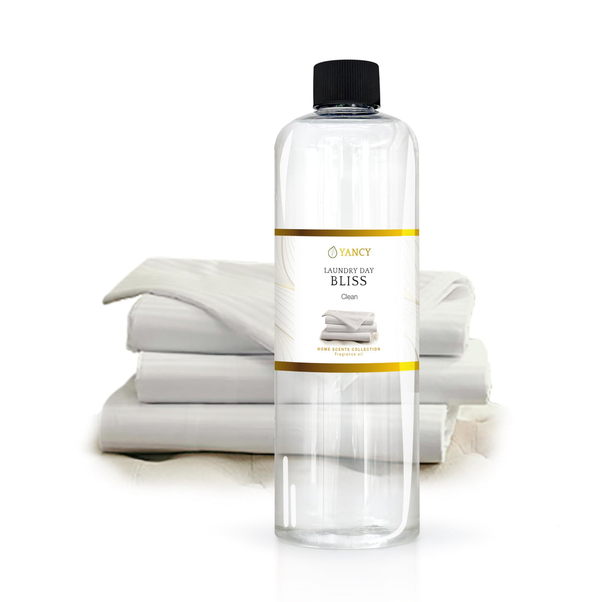 YANCY Laundry Day Bliss Fragrance Oil (16 oz) – Fresh Linen Scent for Diffusers & Lamps