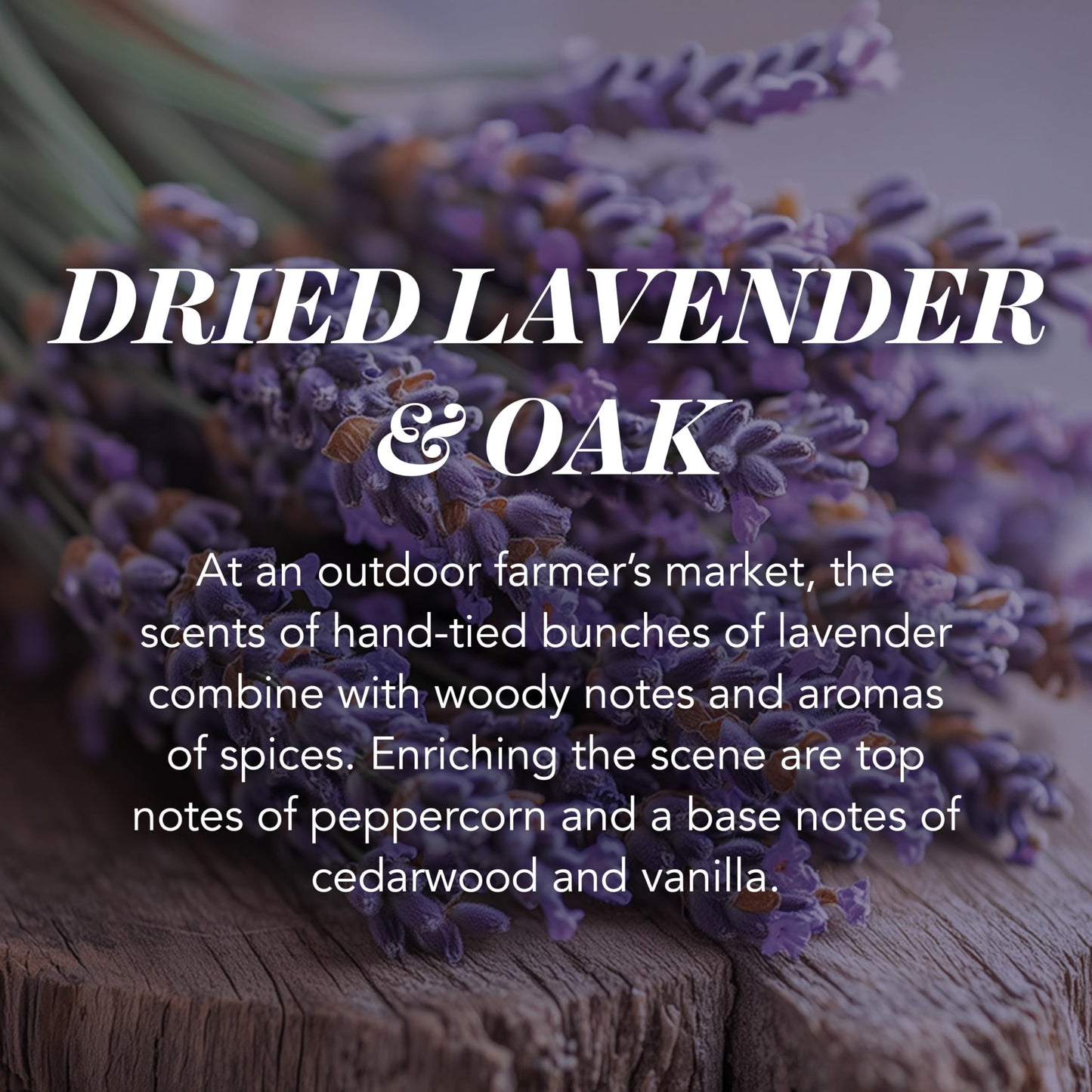 Yankee Candle Lavendar & Oak Large Jar – Long-Burning Scented Candle (Up to 150 Hours) | Giftable Aromas for Women