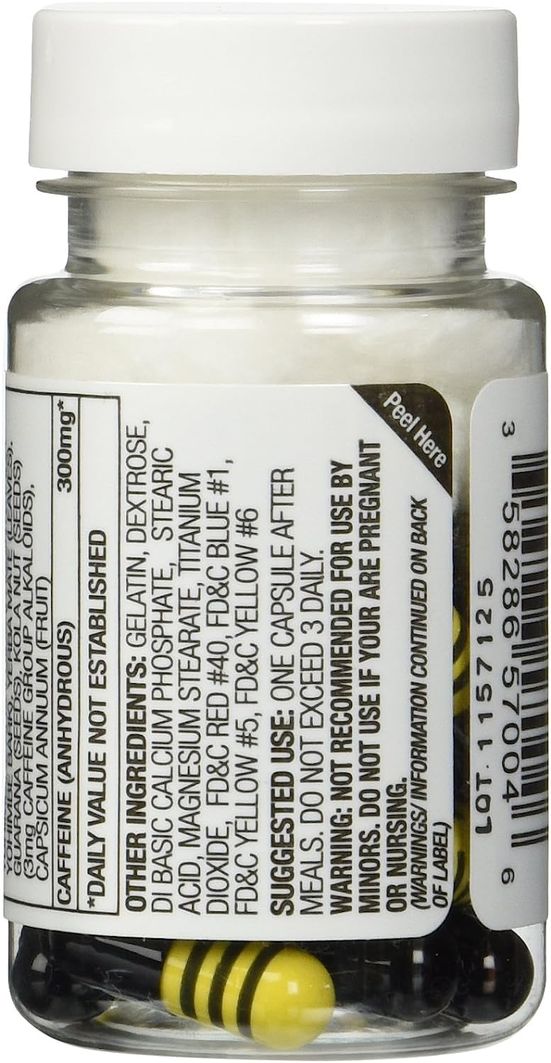 Yellow Hornet Herbal Dietary Supplement 120 Capsules - 6-Pack