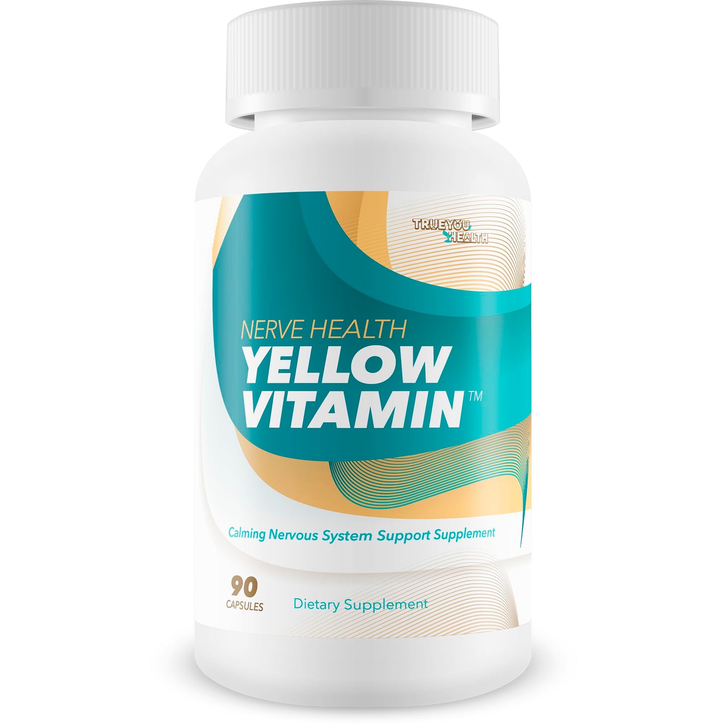 Yellow Vitamin for Nerves – Nerve Support with B Complex & Lion's Mane