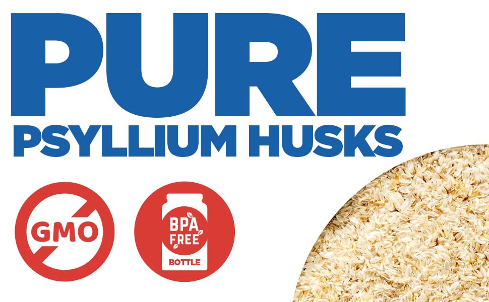 Yerba Prima Psyllium Whole Husk 12 oz – Fiber Supplement, Vegan, Gluten Free