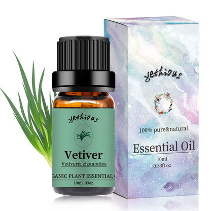 Yethious Vetiver Essential Oil 10ml | Pure Vetiver Oil for Diffuser & Aromatherapy