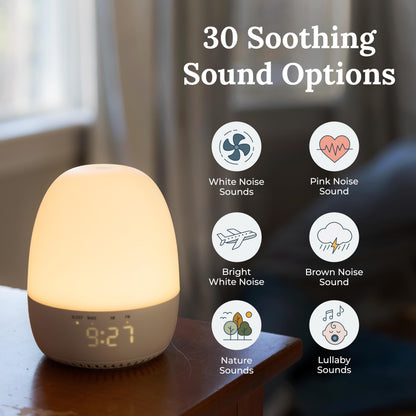YOGASLEEP Light to Rise White Noise Machine & Sleep Trainer with Night Light – Baby & Toddler