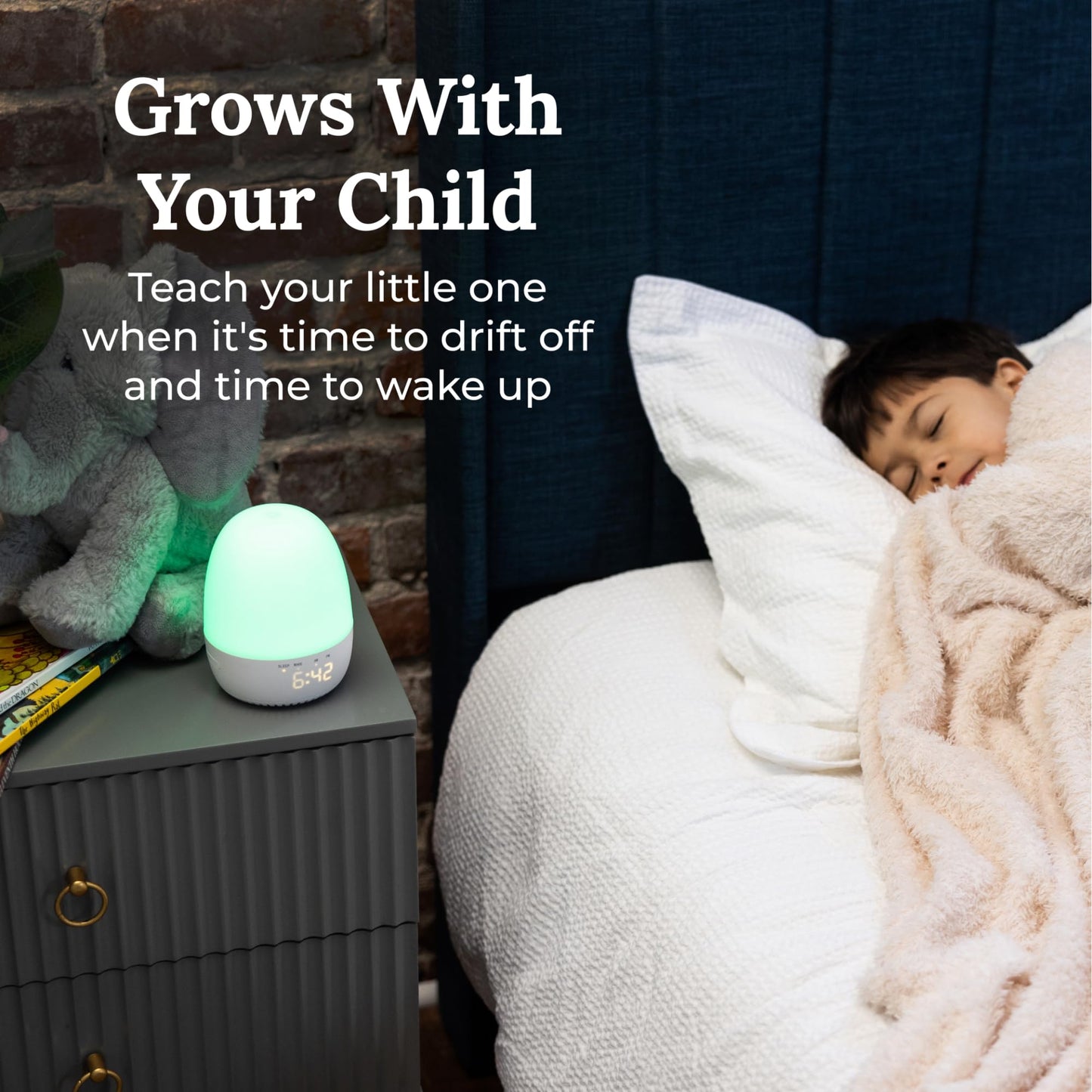 YOGASLEEP Light to Rise White Noise Machine & Sleep Trainer with Night Light – Baby & Toddler