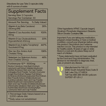 Yoli Defend - Supports Your Immunity And Boosts Your Immune Response at a Cellular Level