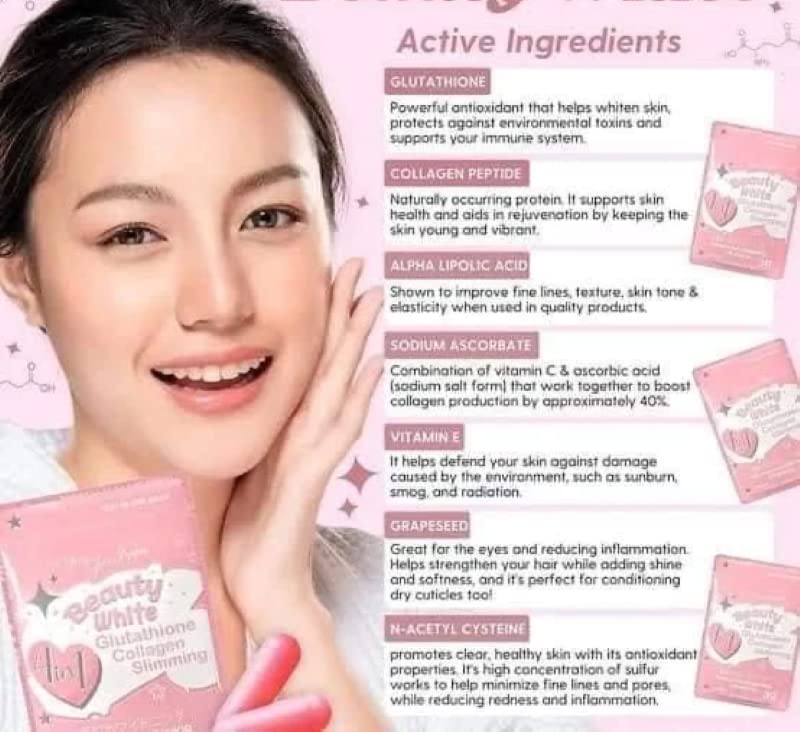 You Glow Babe 4-in-1 Glutathione Supplement – 60 Capsules (Pack of 2)