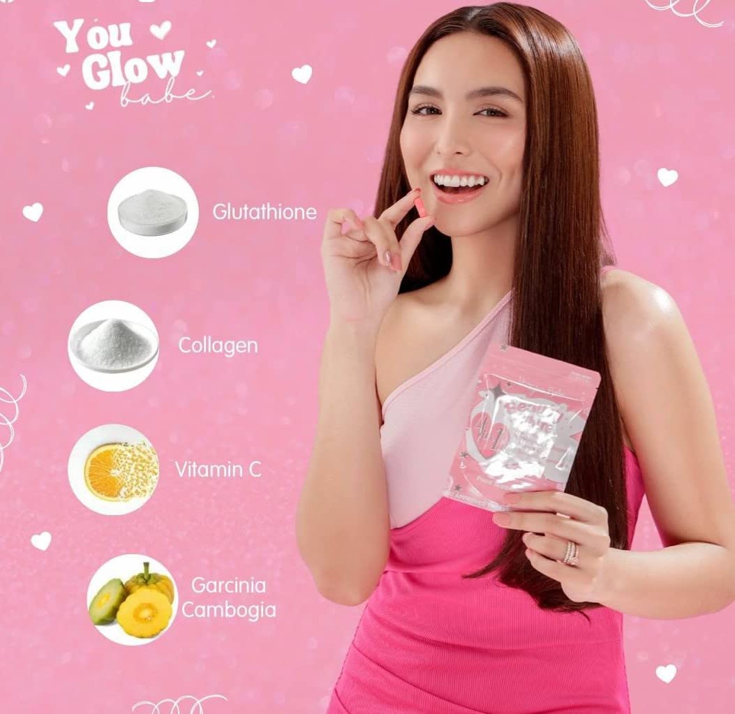 You Glow Babe 4-in-1 Glutathione Supplement – 60 Capsules (Pack of 2)