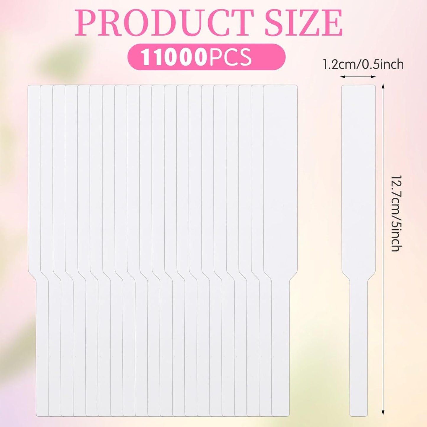 Youdaju 1000 Pcs Perfume Test Strips – White Fragrance Paper Strips for Scent Testing