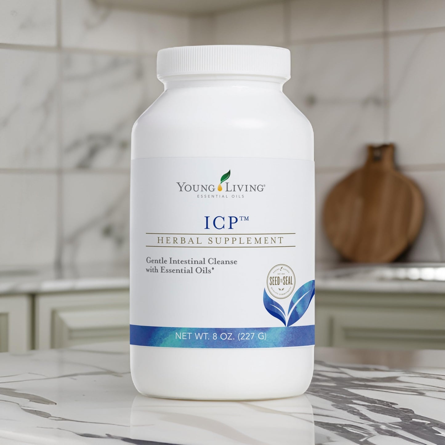 Young Living ICP 8oz Premium Psyllium Fiber Powder for Digestive Support