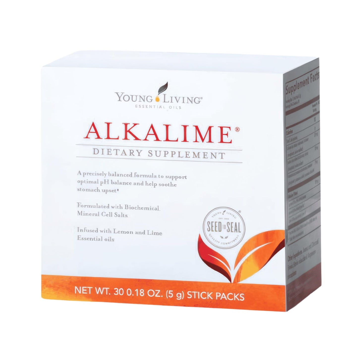 Young Living AlkaLime Stick Packs - 30 ct | Digestive Wellness, Gentle on Stomach | Vitamin & Mineral Supplement
