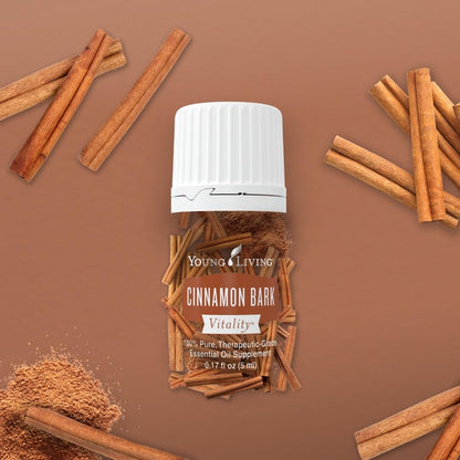 Young Living Cinnamon Bark Vitality 5ml | Aromatic Culinary Spice & Immune Support