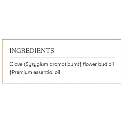 Young Living Clove Vitality 5 ml | Premium Essential Oil for Dietary Antioxidant & Immune Support | Spicy Flavor for Cooking, Baking & Teas