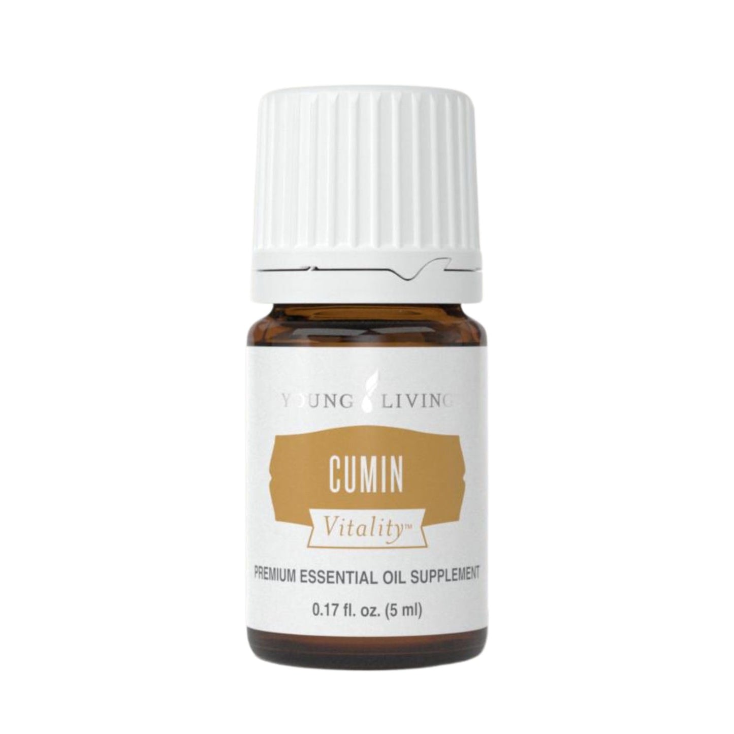 Young Living Cumin Vitality Essential Oil - 5 ml | Digestive & Immune Support, Herbal Detox, Earthy Culinary Spice