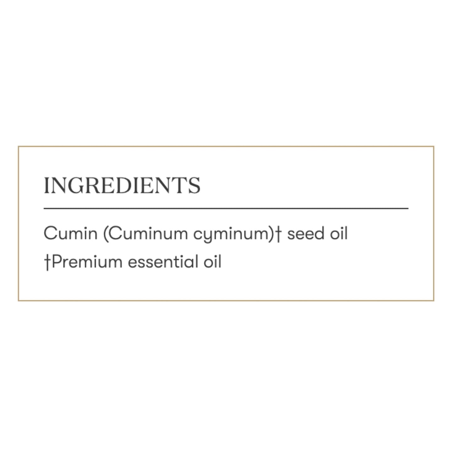 Young Living Cumin Vitality Essential Oil - 5 ml | Digestive & Immune Support, Herbal Detox, Earthy Culinary Spice