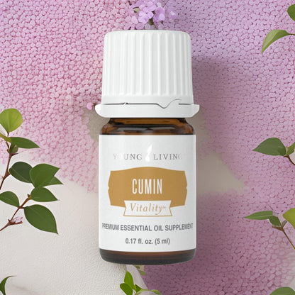Young Living Cumin Vitality Essential Oil - 5 ml | Digestive & Immune Support, Herbal Detox, Earthy Culinary Spice