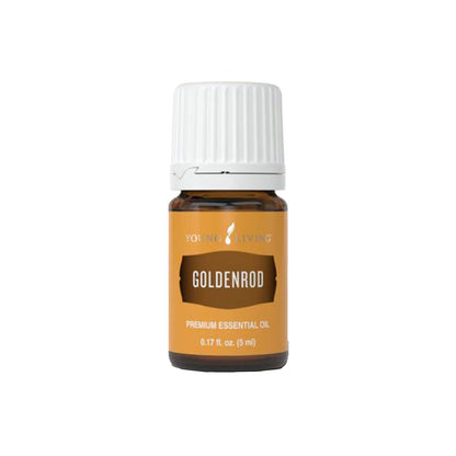 Goldenrod Essential Oil 5ml | Warm, Uplifting Aroma for Diffusing, Topical & DIY Blends | Young Living Seed to Seal