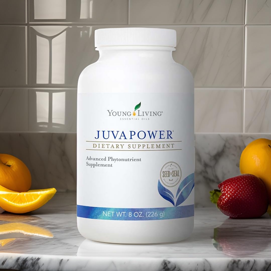 Young Living JuvaPower – 8 oz Vegetable Powder Detox Support with Spinach, Beets & Rice