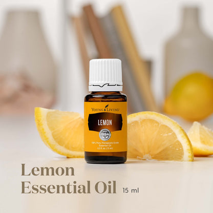 Young Living Lemon Essential Oil 15ml – Premium Grade, 100% Pure & Natural