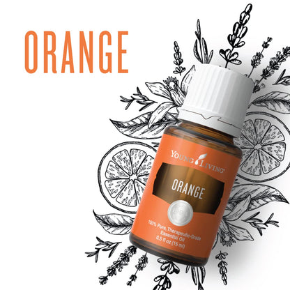 Young Living Orange Essential Oil 15ml – Brighten & Uplift Your Space