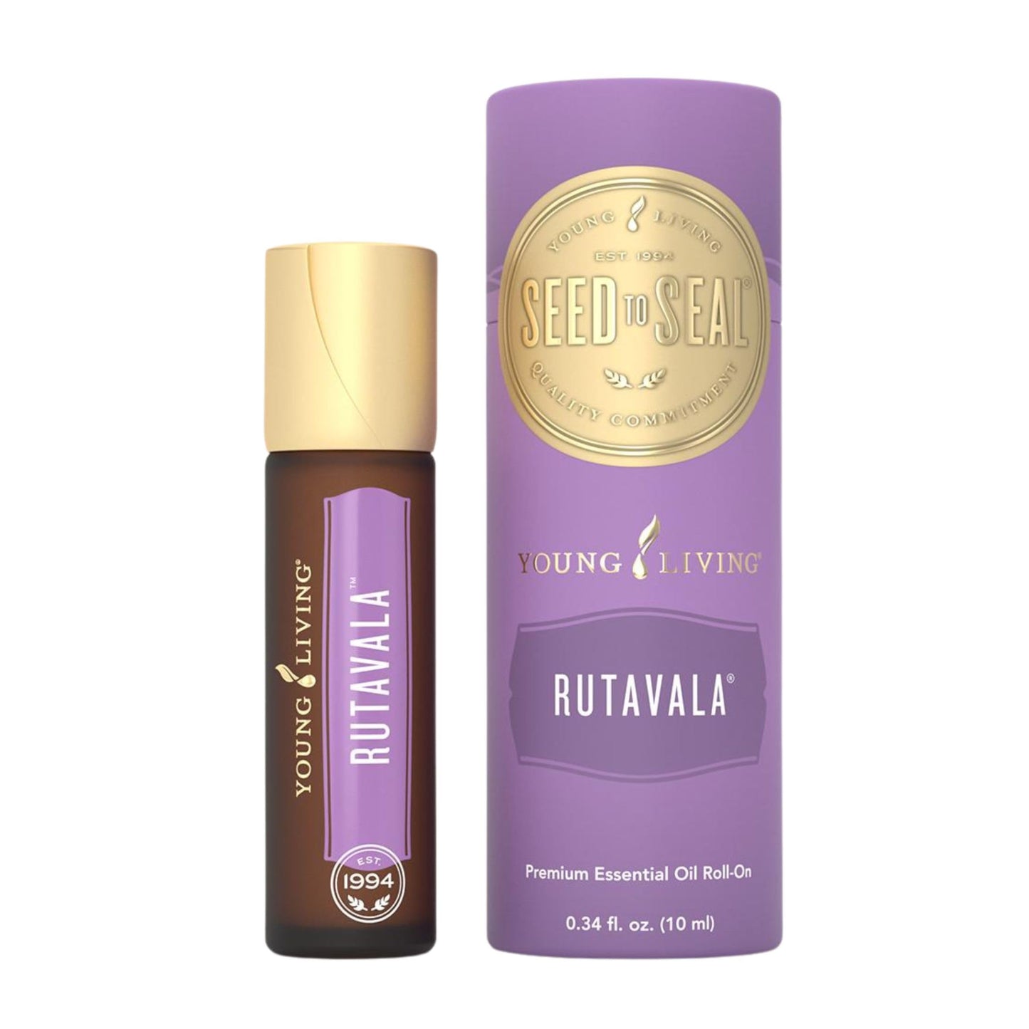 Young Living RutaVaLa Roll-On 10 ml | Calming Lavender, Valerian & Rue Blend