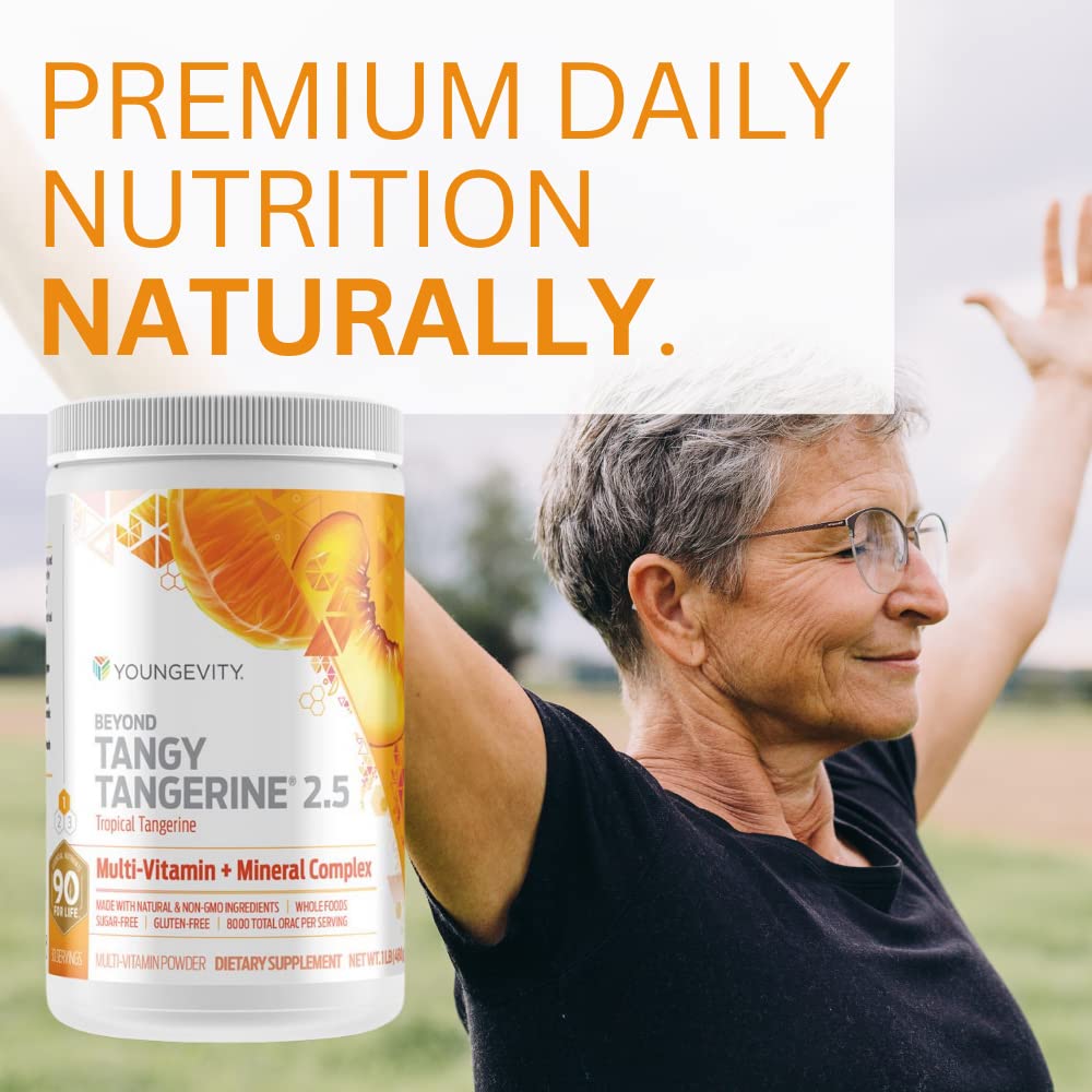 Youngevity Beyond Tangy Tangerine 2.5 Tropical Tangerine – Ultimate Multi-Vitamin & Mineral Complex (8,000 ORAC)