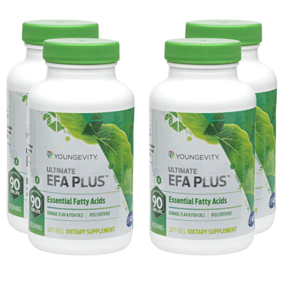 Youngevity EFA Plus 90-4 Pack – Four 90-Count Capsules of Essential Fatty Acids