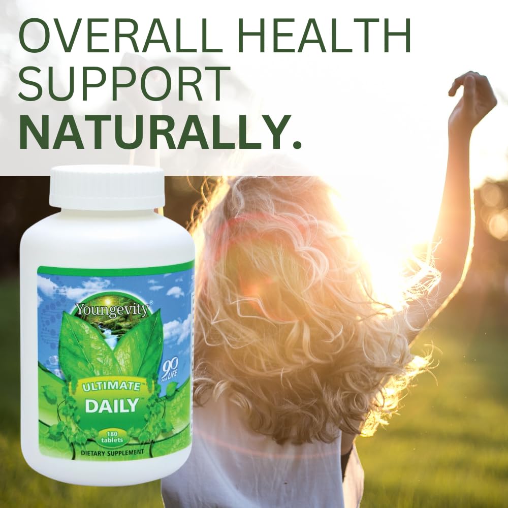 Youngevity Ultimate Daily Mega Multivitamin – 180 Tablets, High Absorption