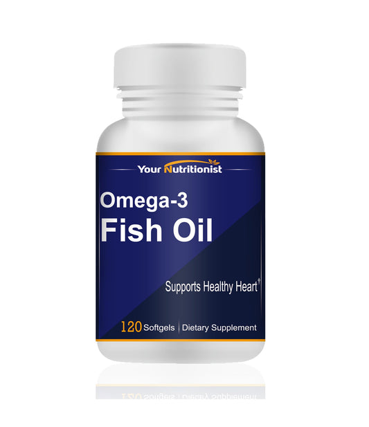 Your Nutritionist Omega-3 Fish Oil 1000mg – 120 Softgels