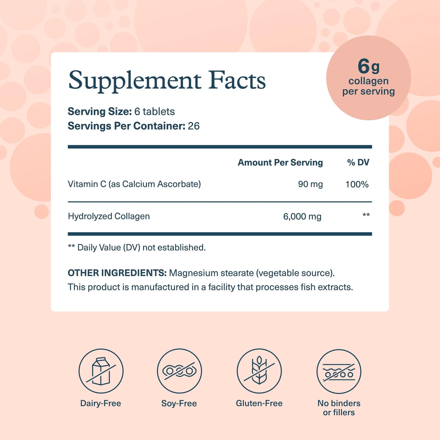 Youtheory Advanced Collagen 6,000 mg + Vitamin C | Hair Skin Nails | 160 Tablets Pack of 2