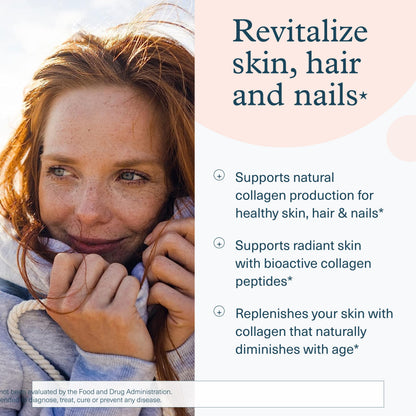 Youtheory Advanced Collagen 6000 mg with Vitamin C & Amino Acids - 290 Tablets (48-Day) | Hair, Skin, Nails, Joints