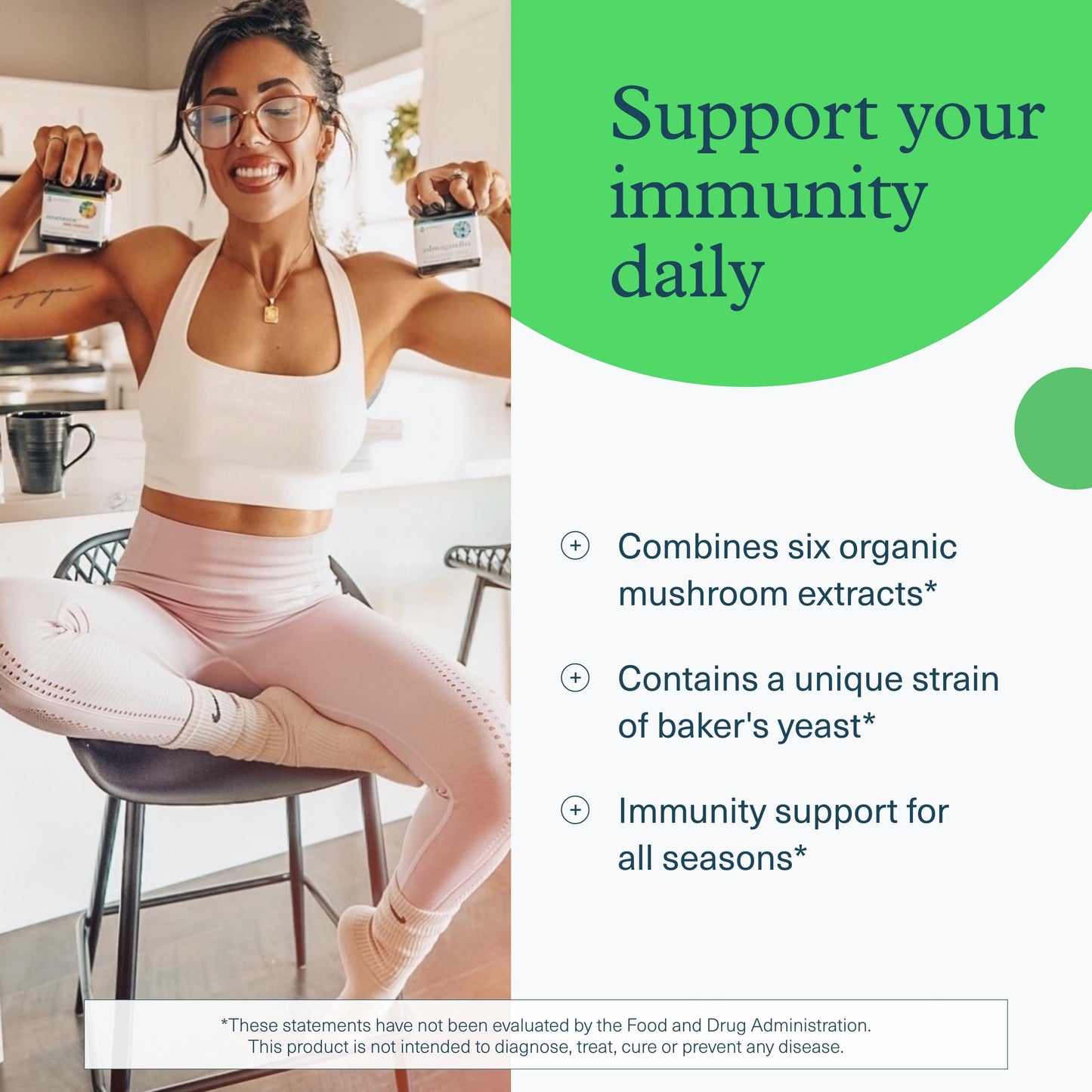 Youtheory Immune+ Daily Wellness – Vegetarian Immune Support (Vitamin C, D3, Zinc) 60 Veg Caps