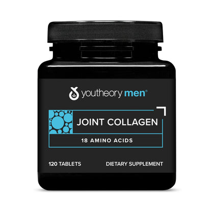 Youtheory Men's Joint Collagen – 120 Tablets (60-Day Supply) | Joint Support