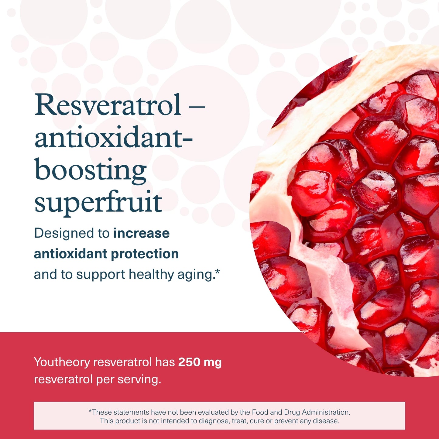 Youtheory Resveratrol Advanced Antioxidant – ResVida (Dairy/Gluten Free) 290 Tablets