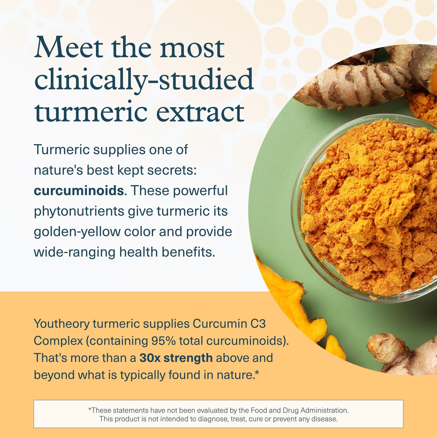 Youtheory Turmeric 450 mg with Black Pepper & Olive Leaf – Supports Joint & Brain Health