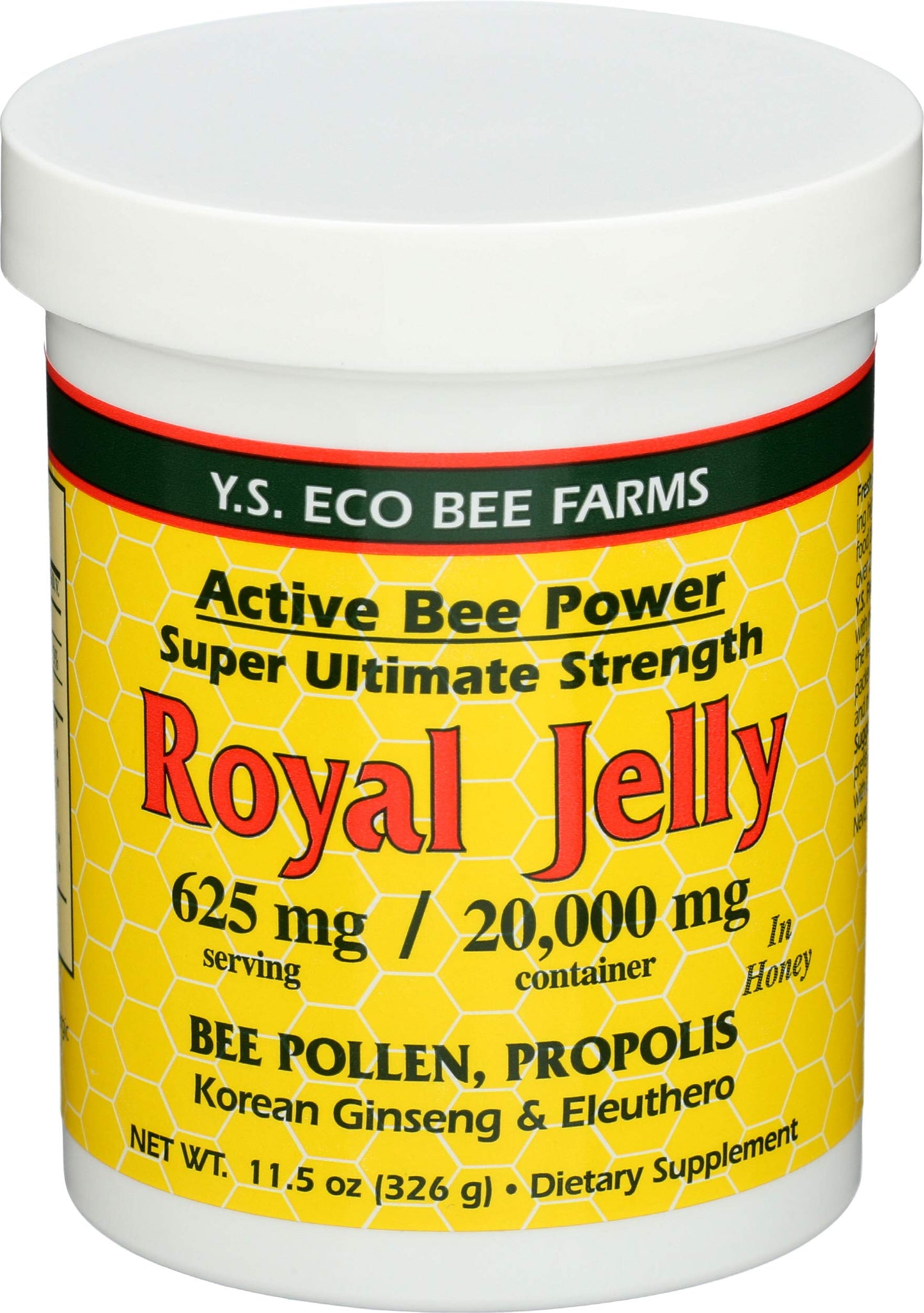 YS Royal Jelly/Honey Bee Ult Strength - 11.5 oz Gel | Y.S. Eco Bee Farms