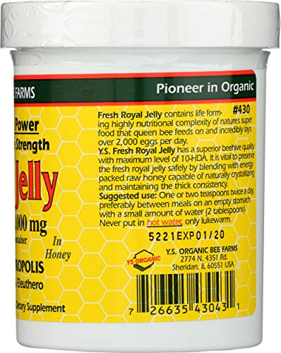 YS Royal Jelly/Honey Bee Ult Strength - 11.5 oz Gel | Y.S. Eco Bee Farms
